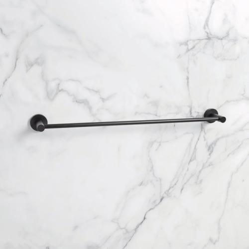 Bristan Round Towel Rail Brass Black RD RAIL BLK